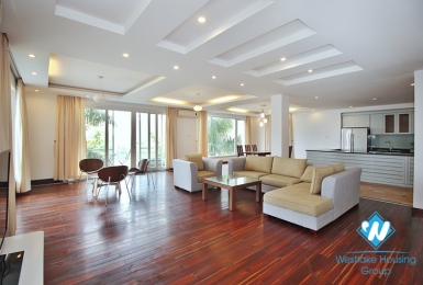 A spacious 3 bedroom apartment with lake view in Tay ho, Ha noi